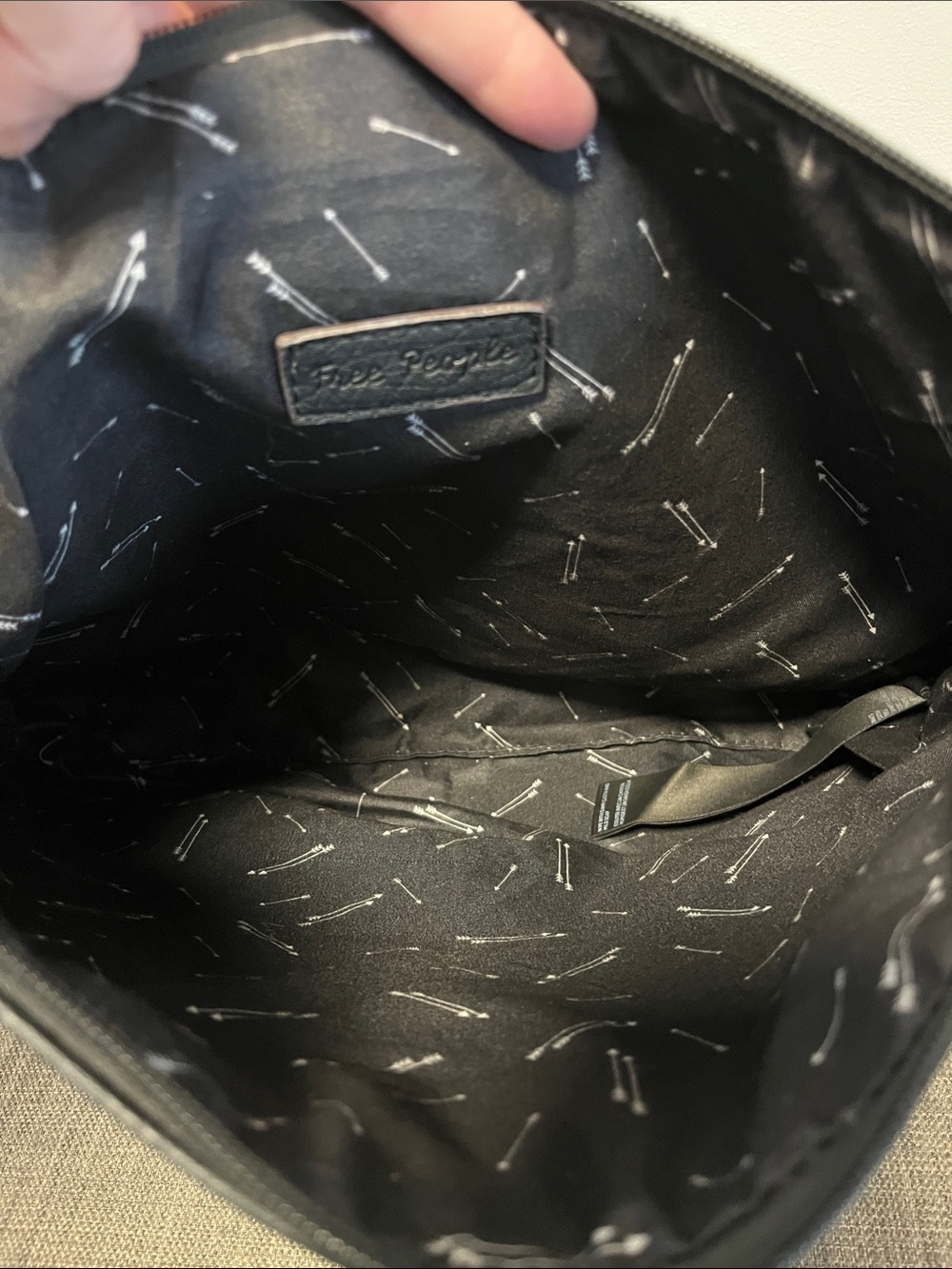 Free People Faux Leather Pouch - Picture 5 of 10